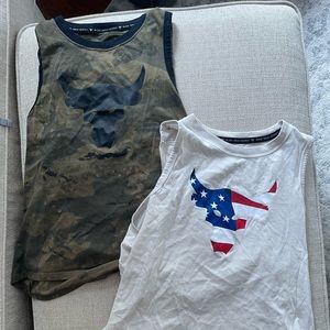 Under armor the Rock tanks